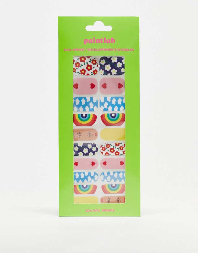 Paintlab Nail Wraps - Rainbow Cloud