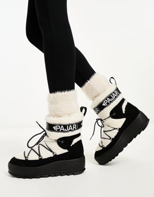 Pajar borg snow boots in white - ASOS Price Checker