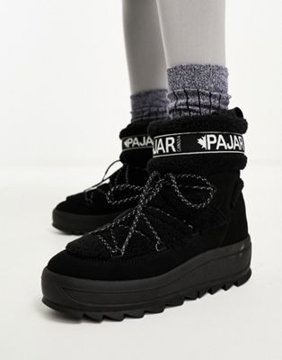 Pajar borg snow boots in black - ASOS Price Checker