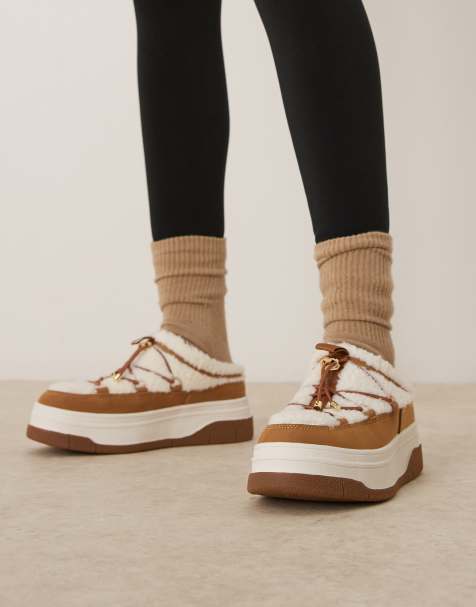 Pajar asos exclusive Jules shoes in chestnut tan - view 1