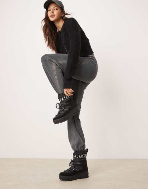 Pajar Galaxy snow boots in black - view 1