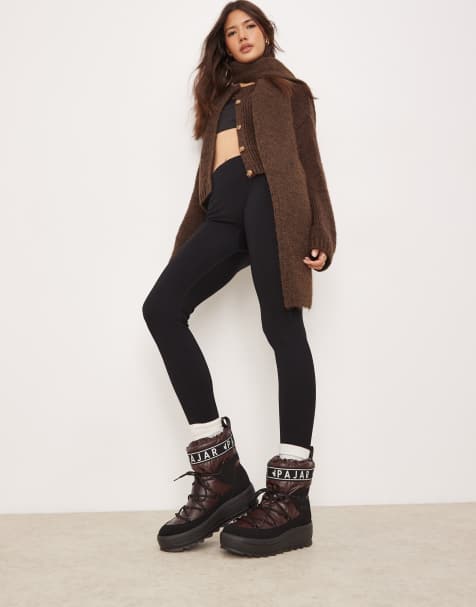 Pajar Galaxy snow boots in midnight plum - view 1