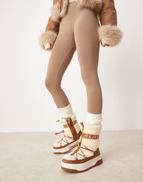 Pajar Janie hi snow boot in tan  - view 1