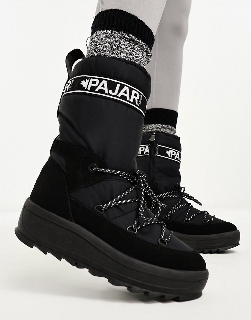 Pajar mid leg snow boots in black