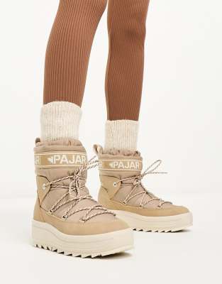 Pajar snow boots in beige