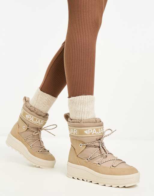 Pajar snow boots in beige