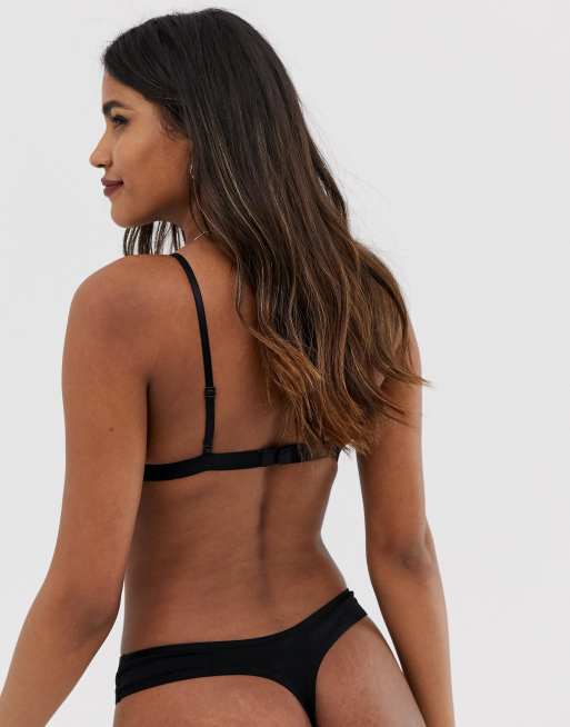 Pakke med 3 bomuldsrige g-strenge i jersey fra ASOS DESIGN, 2 af 4