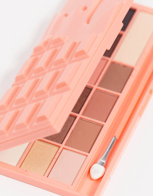 Paleta de sombras de ojos Chocolate and Peaches de I Heart Revolution, 3 de 4