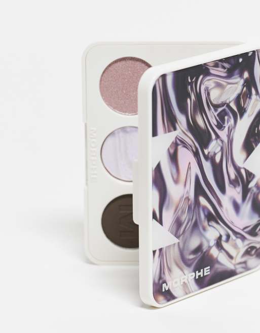 Paleta de sombras de ojos de 6 tonos Cyber Chrome de Morphe , 3 de 4
