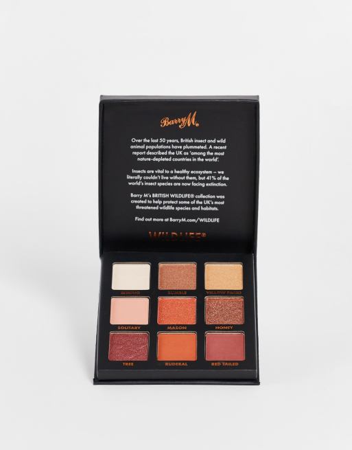 Paleta de sombras de ojos Wildlife de Barry M: Tono Bee