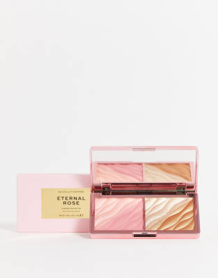 Палетка румян Revolution Pro Eternal Rose – Pink Lust-Разноцветный