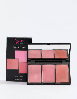 Румяна и бронзаторы Палетка румян с 3 оттенками Sleek MakeUP - Pink Lemonade-Многоцветный