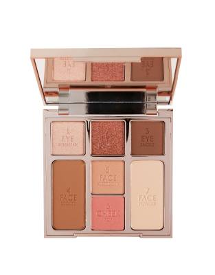 фото Палетка теней charlotte tilbury – the look of love instant look in a palette (glowing beauty)-многоцветный