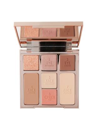 фото Палетка теней charlotte tilbury the look of love instant look in a palette - pretty blushed beauty-многоцветный