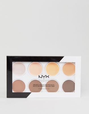 фото Палитра пигментных кремов для высветления и подчеркивания контуров nyx professional makeup-мульти