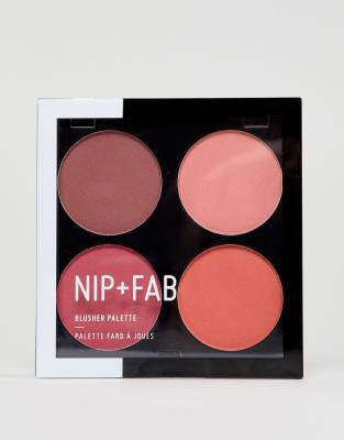 фото Палитра румян nip+fab - blushed brights-розовый