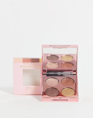 фото Палитра теней для век revolution pro eternal rose eye quad – desert rose-разноцветный