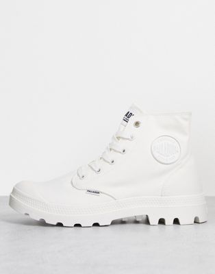 Palladium Classic Pampa boots in monochrome white - ASOS Price Checker