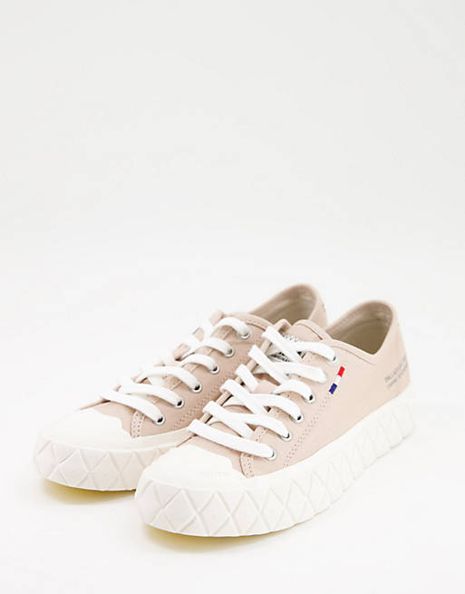 Palladium Palla Ace low top trainers in ash rose
