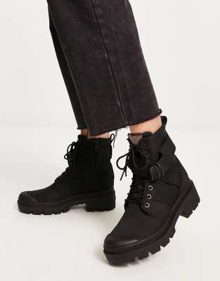 palladium heeled boots