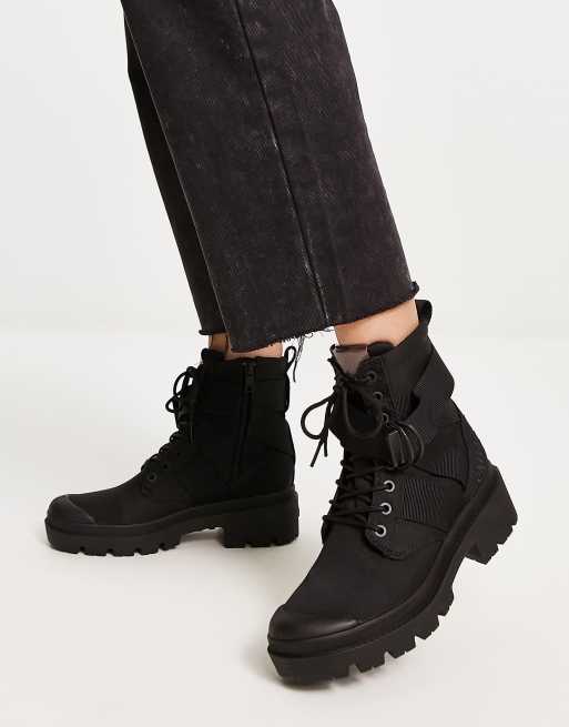 Palladium high heel clearance boots