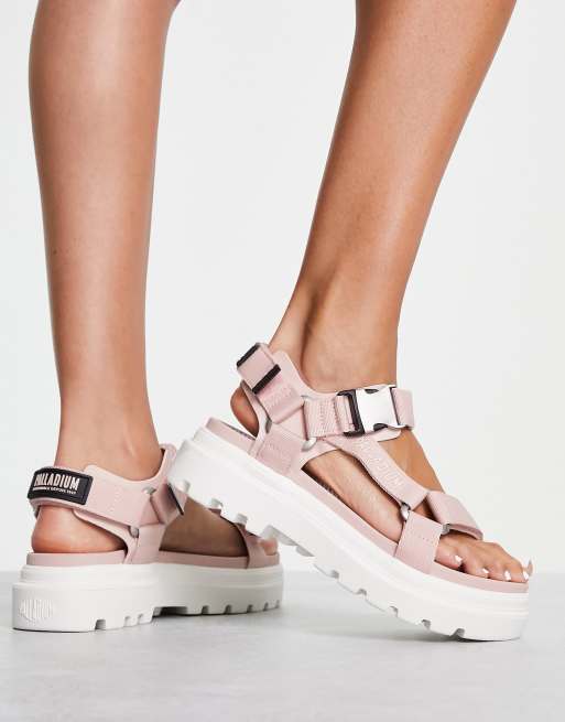 Palladium Pallacruise chunky sandals in rose smoke ASOS