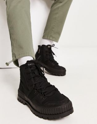 Palladium pallashock hiker boots in black - ASOS Price Checker