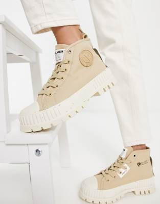 Palladium Pallashock mid height desert boots - ASOS Price Checker