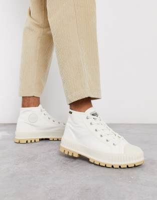 cream white boots