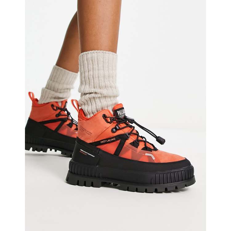 Palladium cheap orange boots