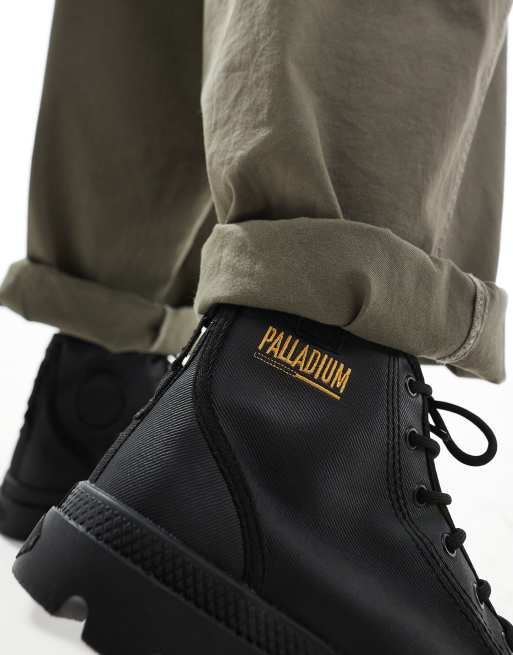 Palladium pampa hi coated in black ASOS