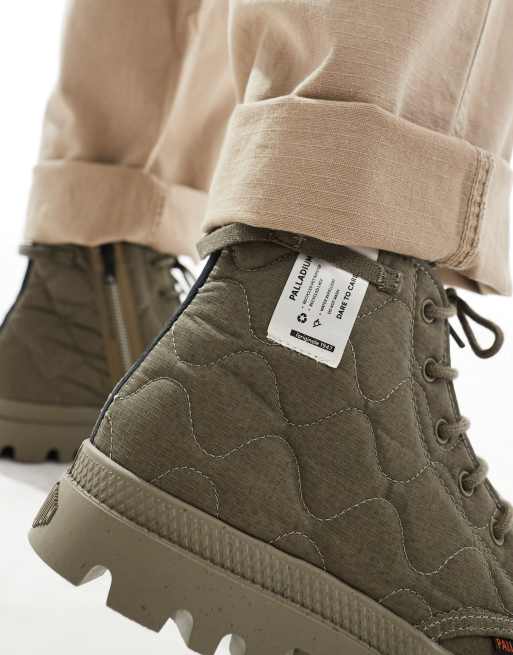 Palladium - Pampa - Opnieuw gewatteerde boots in olijfgroen, 3 van 4