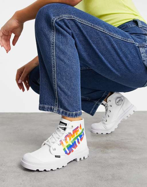 Palladium hot sale pride shoes