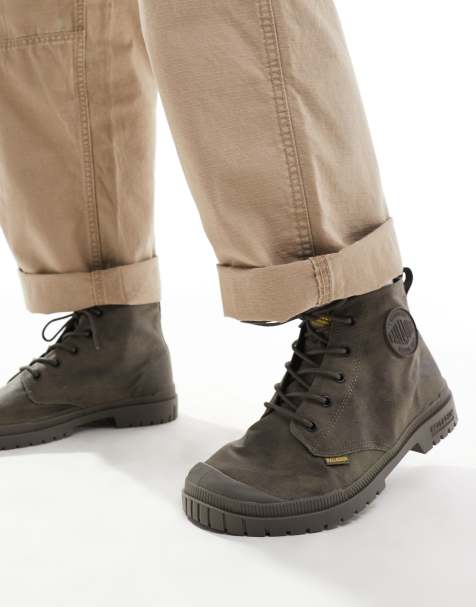 Palladium – Pampa SP20 Hi Wax – Gewachste Stiefel in Braun - view 1