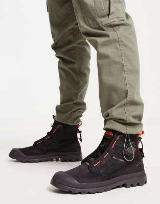 Palladium Pampa travel lite boots in black - ASOS Price Checker