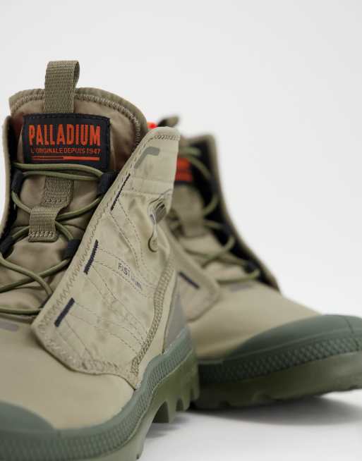 Palladium Pampa travel lite boots in khaki ASOS