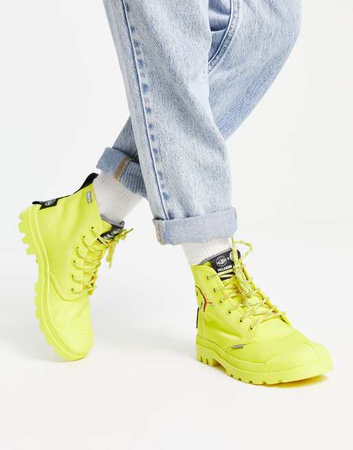 Palladium best sale yellow boots