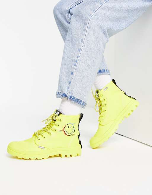 Palladium – Pampa x Smile 2000 – Flammande gula boots