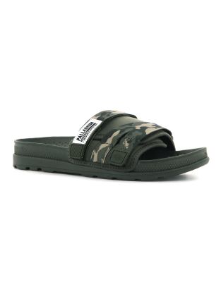 Palladium – Solea – Kamouflagefärgade tofflor