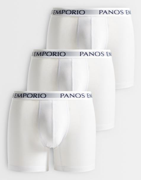 Panos Emporio Panos emporio 3 pack noos boxer brief in white - view 1
