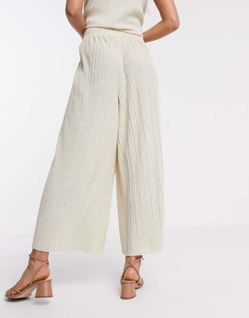 Pantalon plisado online mango