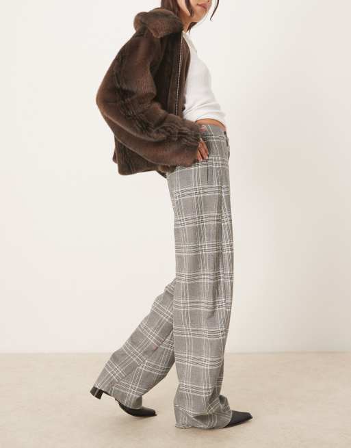 Pantalones a cuadros de corte barrel con costuras retorcidas Ultimate de ASOS DESIGN, 5 de 5
