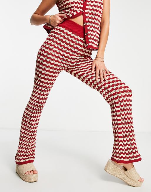 Pantalones cuadros rojos hot sale