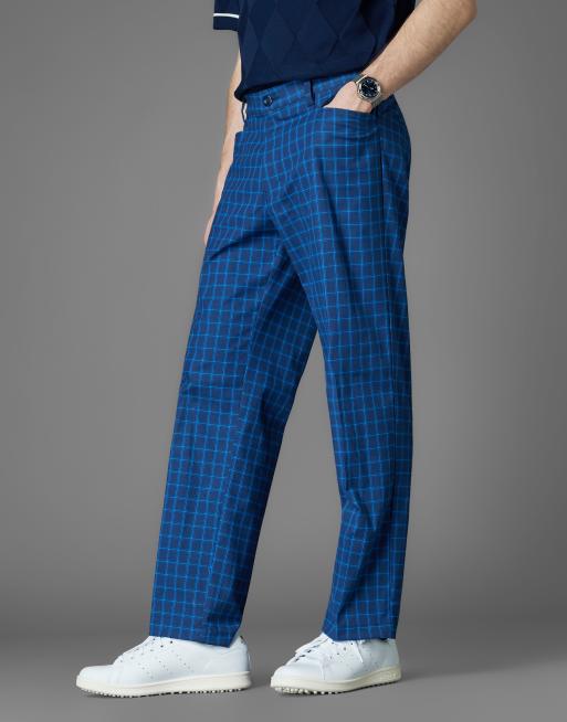 Pantalones azul añil nocturno, azul real y negro con estampado de cuadros escoceses Originals Archive de adidas Performance