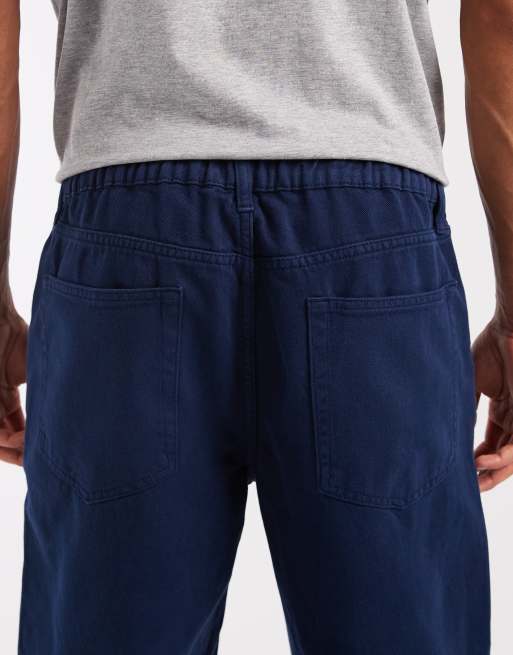 Pantalones azul marino de corte recto de ASOS DESIGN, 5 de 5