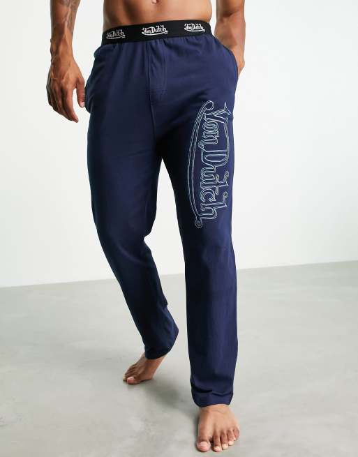 Pantalones azul marino de estar por casa de Von Dutch, 4 de 4