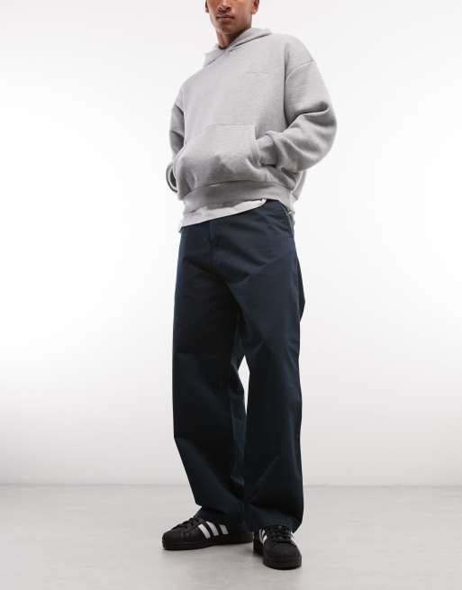 Pantalones azul oscuro de corte suelto Brady de Carhartt WIP, 2 de 5