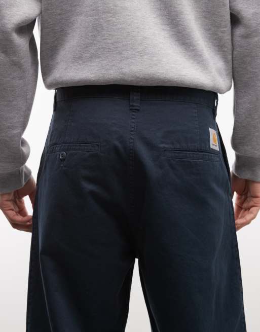 Pantalones azul oscuro de corte suelto Brady de Carhartt WIP, 4 de 5