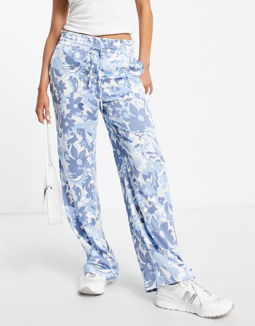 Pantalones azules de pernera ancha de Vero Moda 