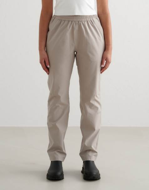 Pantalones beis arcilla oscuro impermeables de Aim'n - view 1